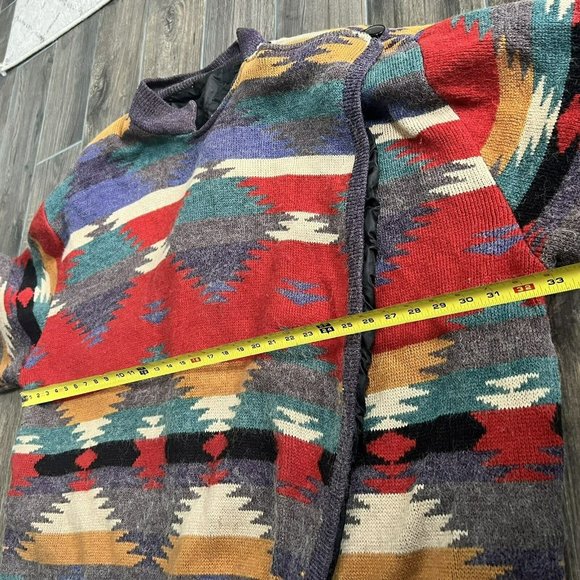 venezia aztec coat jacket weap plus size 22/24 western - Picture 4 of 7